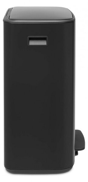Кош за боклук Brabantia Bo Pedal 1003185, 60 л, Леко затваряне, Противоплъзгаща основа, Черен