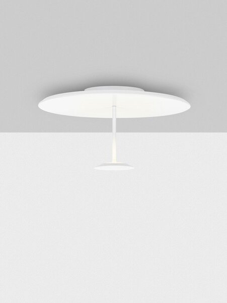 Стоманено LED затъмняващо се осветително тяло за таван в матово бял цвят Nima – Nova Luce