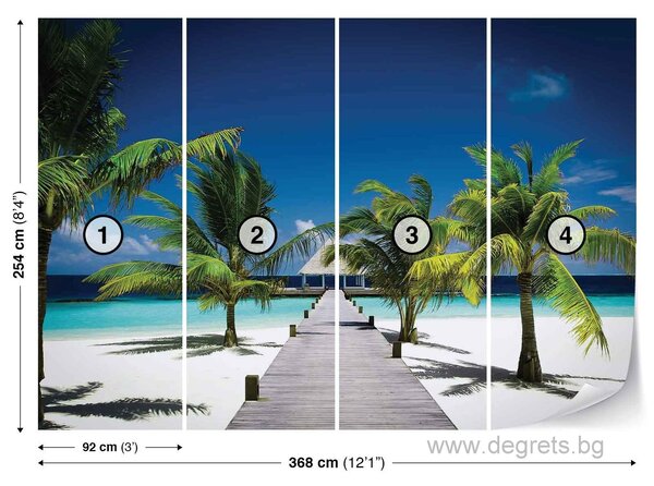 Фототапет Плажен курорт XL