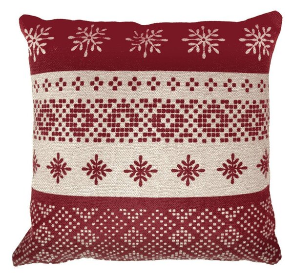 Памучна декоративна възглавница с коледен мотив 40x40 cm Etoilea – douceur d'intérieur