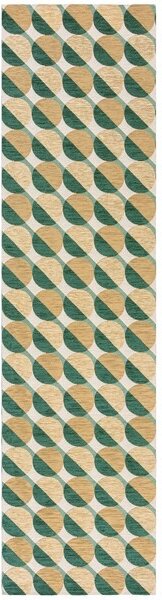 Manhattan Carlos Geo Carlos Geo Green 60X230 cm, Flair Rugs
