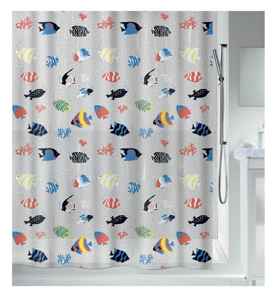Завеса за душ 180x200 cm Fish – Spirella