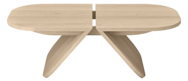 Масичка за кафе от масивен дъб в естествен цвят 54x100 cm Avio – Blomus