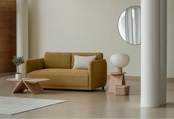 Масичка за кафе от масивен дъб в естествен цвят 54x100 cm Avio – Blomus