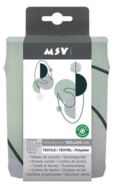 Завеса за душ 180x200 cm Minimalist – MSV