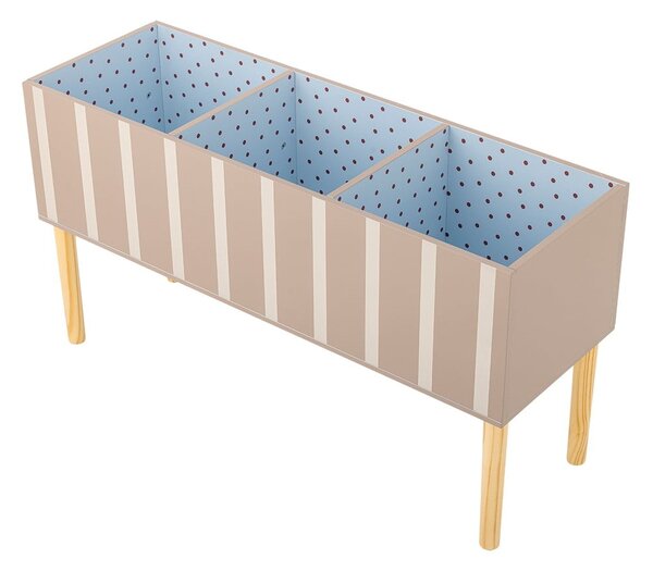 Бежова детска библиотека 90x50x30 cm Salam – Bloomingville Mini