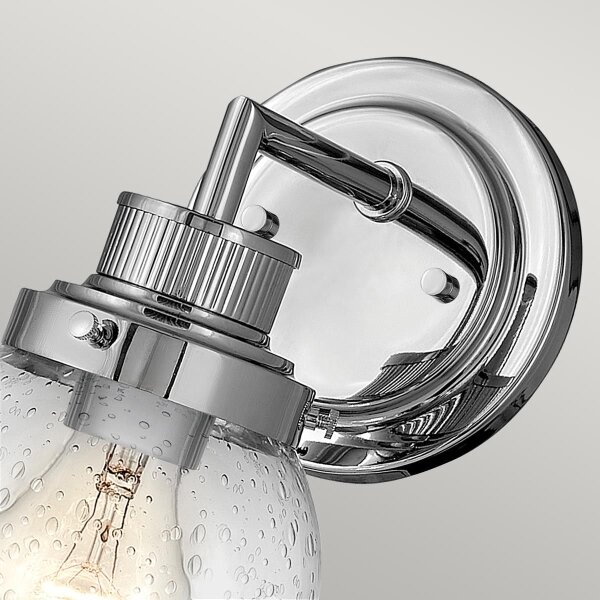 Quintiesse QN-POPPY1-PC-BATH- стенен осветител за баня POPPY 1xE27/60W/230V IP44 лъскав хром