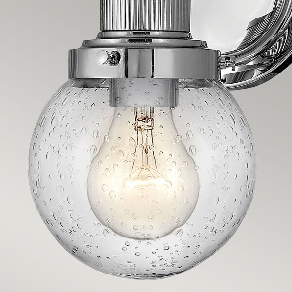 Quintiesse QN-POPPY1-PC-BATH- стенен осветител за баня POPPY 1xE27/60W/230V IP44 лъскав хром