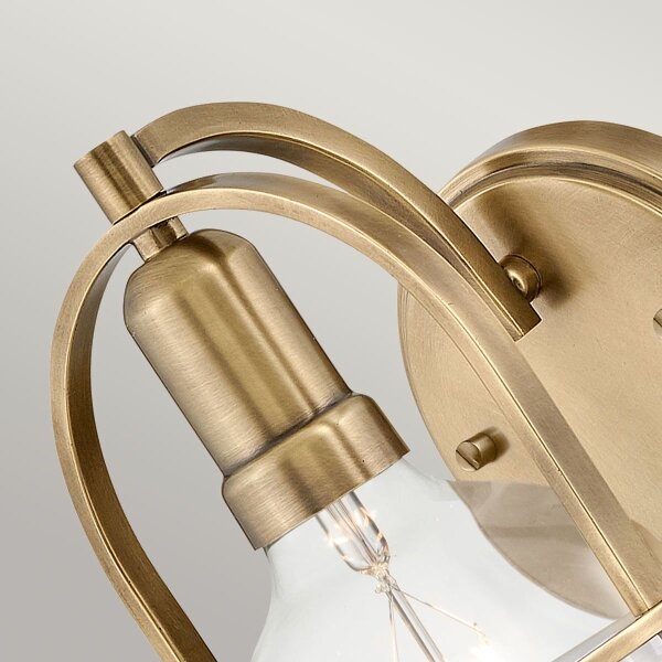Quintiesse QN-SOMERSET1-C-HB - Настенна лампа SOMERSET 1xE27/60W/230V златна