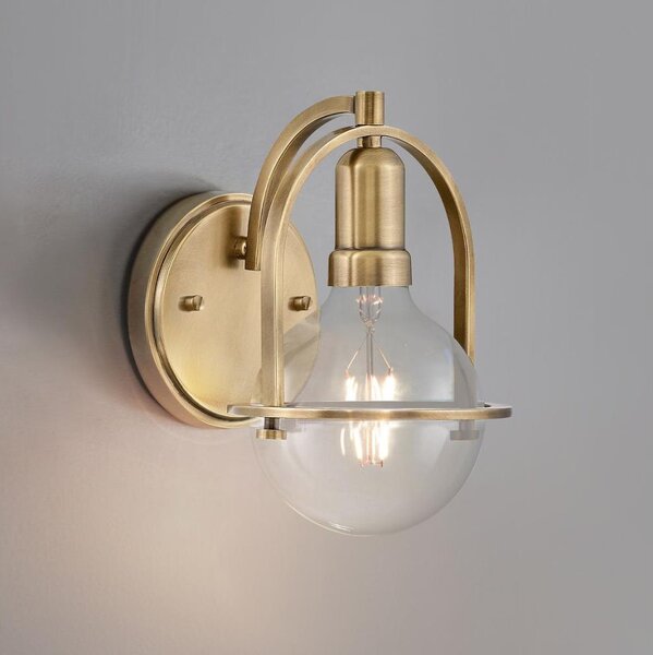 Quintiesse QN-SOMERSET1-C-HB - Настенна лампа SOMERSET 1xE27/60W/230V златна