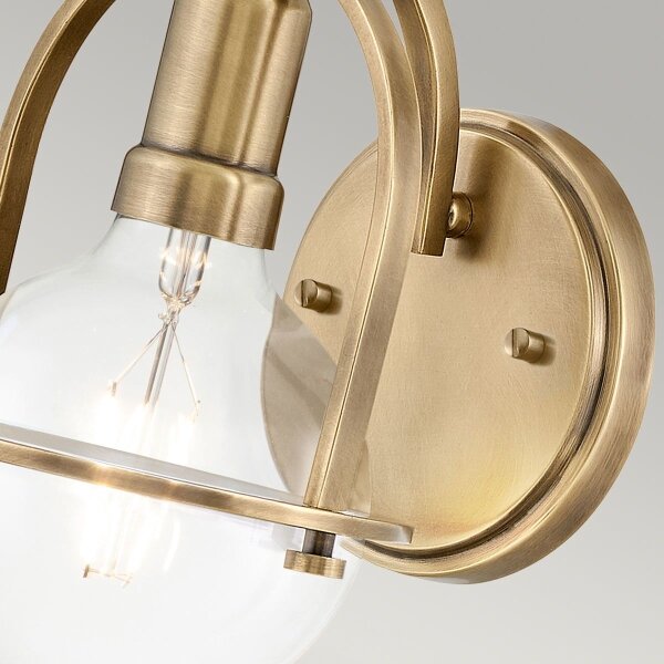 Quintiesse QN-SOMERSET1-C-HB - Настенна лампа SOMERSET 1xE27/60W/230V златна