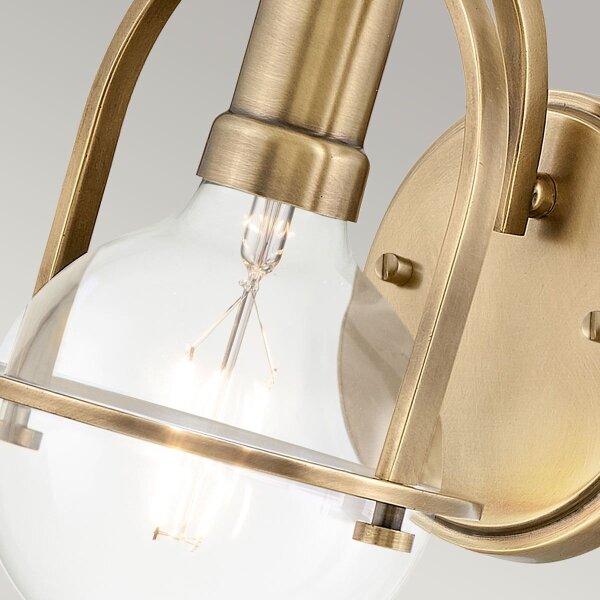 Quintiesse QN-SOMERSET1-C-HB - Настенна лампа SOMERSET 1xE27/60W/230V златна