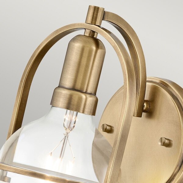 Quintiesse QN-SOMERSET1-C-HB - Настенна лампа SOMERSET 1xE27/60W/230V златна