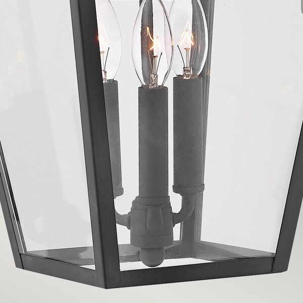 Quintiesse QN-ALFORD-PLACE2-L-MB - Външна стенна лампа ALFORD L 3xE14/40W/230V IP44