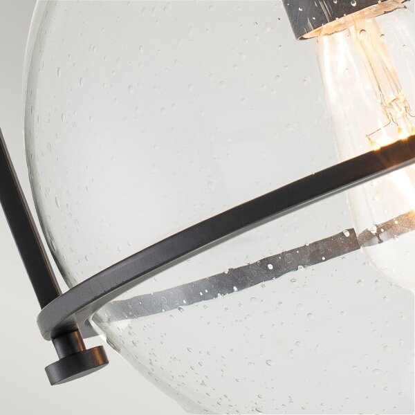 Quintiesse QN-SOMERSET-F-C-BK - Плафон SOMERSET 1xE27/60W/230V черен
