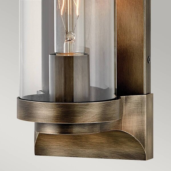 Quintiesse QN-PEARSON-M-BU - Външна стенна лампа PEARSON M 1xE27/60W/230V IP44 бронзов