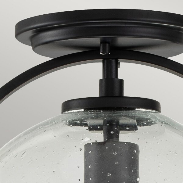 Quintiesse QN-SOMERSET-F-C-BK - Плафон SOMERSET 1xE27/60W/230V черен