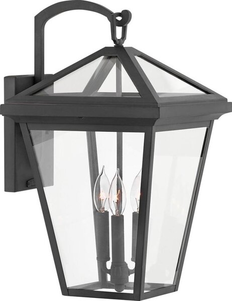 Quintiesse QN-ALFORD-PLACE2-L-MB - Външна стенна лампа ALFORD L 3xE14/40W/230V IP44