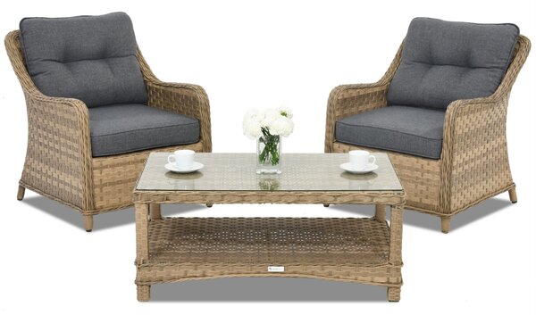 Градински мебели от техноратан Toledo Terrace Garden Point cappuccino