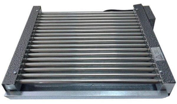 Скара RUBINO 2750W, без капак, 18 тръбни нагревателя (неръждавейка), работна площ 38х33 см, 2750W