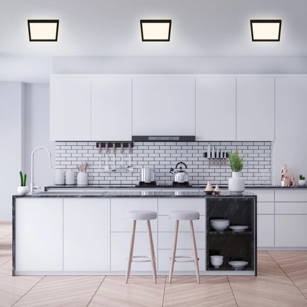 Briloner 7362-015 - LED Лампа CADRE LED/18W/230V 29,6x29,6 cм черна