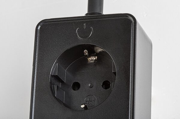 Rabalux 71284 - LED димируема стенна лампа TIVRO 4W/230V с USB за включване в контакт черна