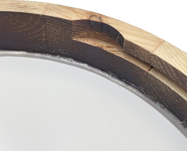 Brilagi - LED таванен плафон CARVALHO SLIM SMOKEY LED/20W/230V, дъб, Ø 27,5 см