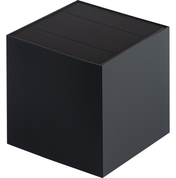 Kanlux 28996-LED Соларно стенно осветително тяло REKA LED/3W/230V 3000/4000/6500K IP65 черно