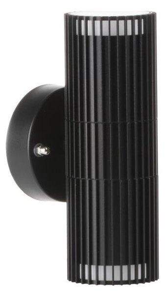 Kanlux 46201 - Външна стенна точкова лампа RADILO 2xGU10/11W/230V IP44 черна