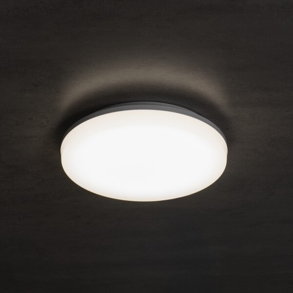 Kanlux 26988 - LED плафон VARSO с сензор, 22/30 W, 230 V, 3000/4000/6500 K, Ø 33 см, IP54