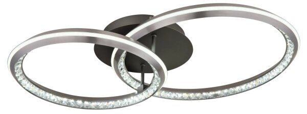 Globo 67329-50 - LED димируемо таванно осветително тяло ALAINA 50W/230V 2700-6000K 50x75 cm+с дистанционно управление