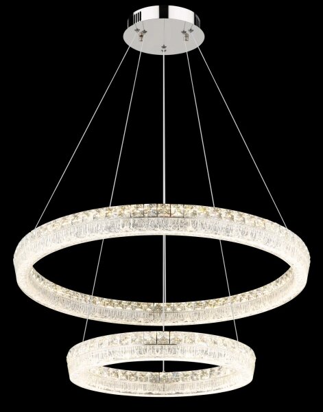 Globo 67387-72 - LED димируем полилей на кабел LAUREL 72W/230V прозрачен + с дистанционно управление
