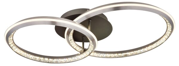 Globo 67329-50 - LED димируемо таванно осветително тяло ALAINA 50W/230V 2700-6000K 50x75 cm+с дистанционно управление