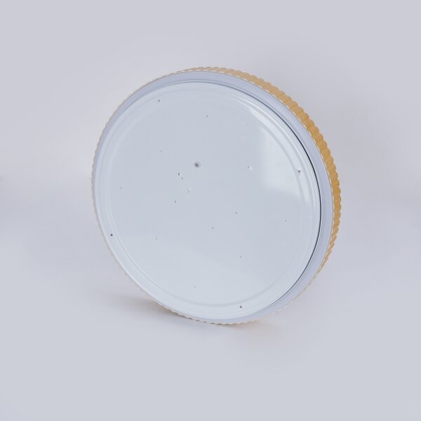 Brilagi-LED Димируема таванна лампа CORVO LED/72W/230V 3000-6000K дървесен декор Ø50 см + дистанционно управление