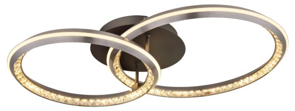 Globo 67329-50 - LED димируемо таванно осветително тяло ALAINA 50W/230V 2700-6000K 50x75 cm+с дистанционно управление