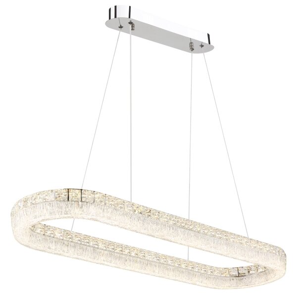Globo 67387-40 - LED димируем полилей на кабел LAUREL 40W/230V прозрачен+ДУ