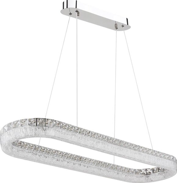 Globo 67387-40 - LED димируем полилей на кабел LAUREL 40W/230V прозрачен+ДУ