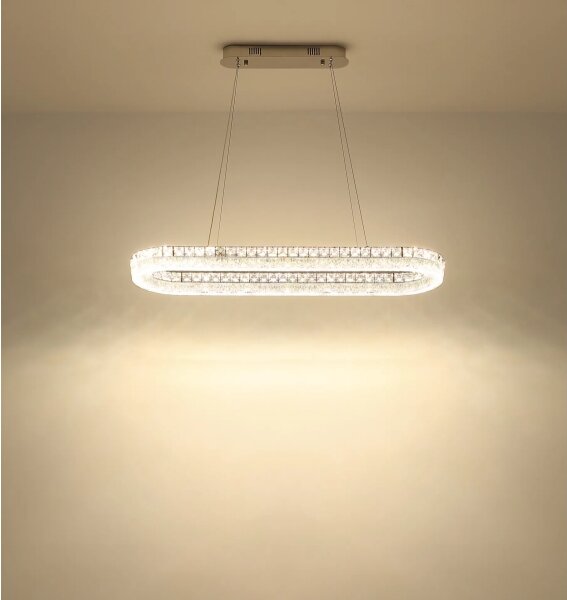 Globo 67387-40 - LED димируем полилей на кабел LAUREL 40W/230V прозрачен+ДУ
