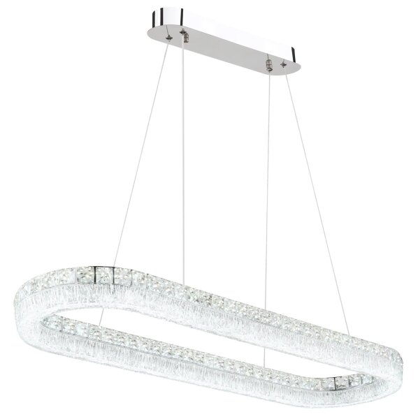 Globo 67387-40 - LED димируем полилей на кабел LAUREL 40W/230V прозрачен+ДУ