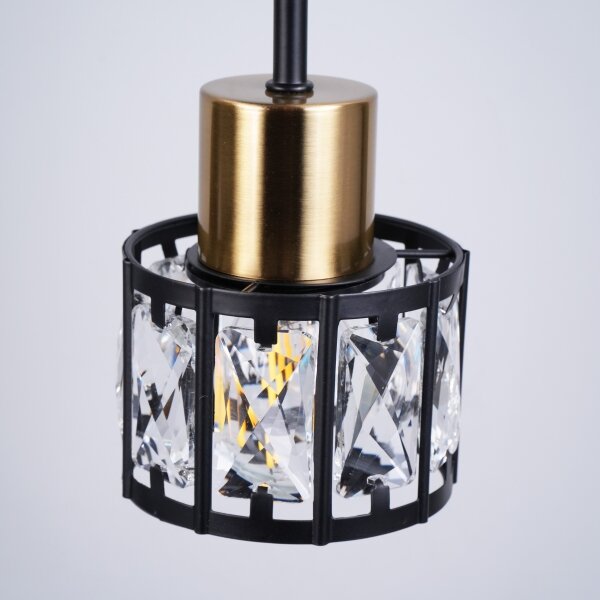 Плафонен полилей ZAHARA 3xE27/10W/230V черен