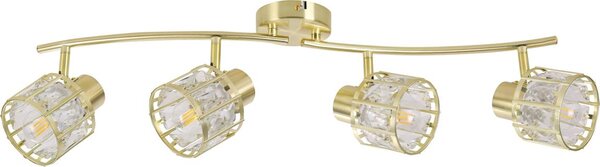 Плафонен полилей ZAHARA 4xE27/10W/230V златист