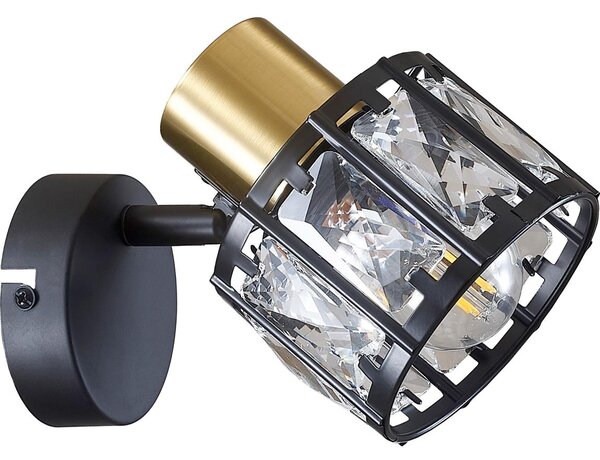 Аплик ZAHARA 1xE27/10W/230V, черен