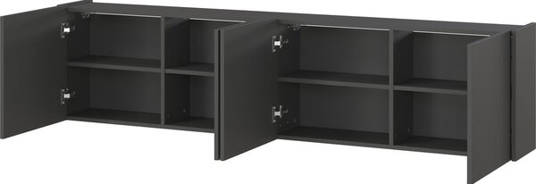 Антрацитна маса за телевизор 183x45 cm Piana – Germania