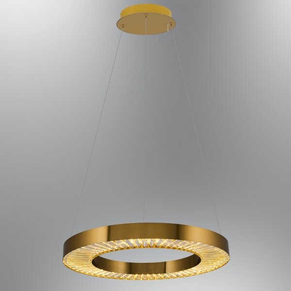 LED полилей на кабел JESI LED/35W/230V 3000K Ø 60 cm бронзов