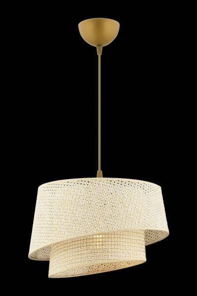 Vисяща лампа на кабел BARETTE 1xE27/60W/230V кремава