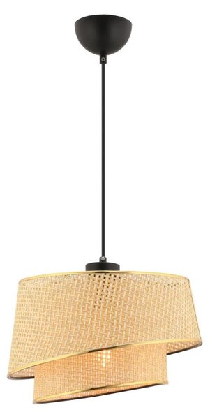 Полилей на кабел BARETTE 1xE27/60W/230V кафяв/златист
