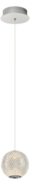 LED полилей на кабел CREMONA LED/5W/230V 3000K матов хром