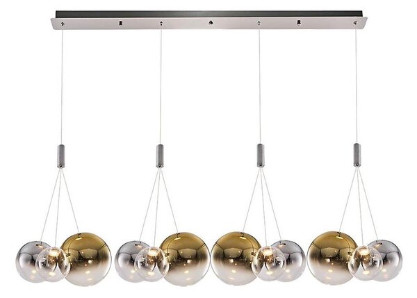 LED полилей на кабел ENNA 12xG9/5W/230V 3000K димчато/златисто