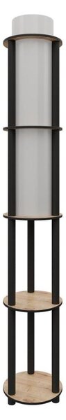 Подова лампа с рафтове NOTO 1xE27/40W/230V бежова/черна