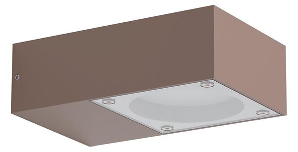 Ideal Lux - Външно стенно осветително тяло SIRIO 1xGX53/9W/230V IP65 кафяво